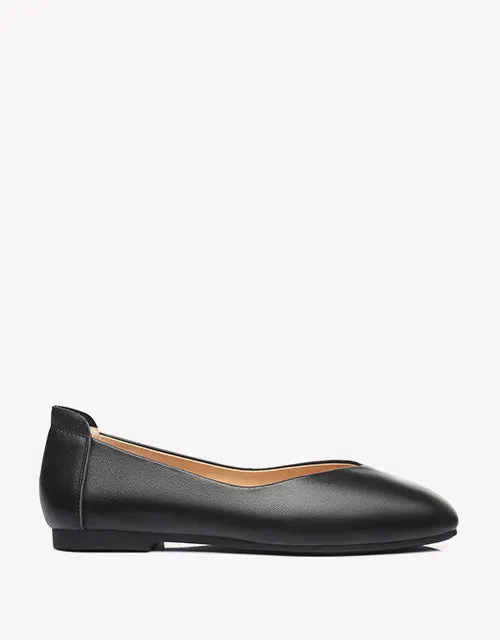 Australian Shepherd UGG Women Leather Ballet Flats Linda
