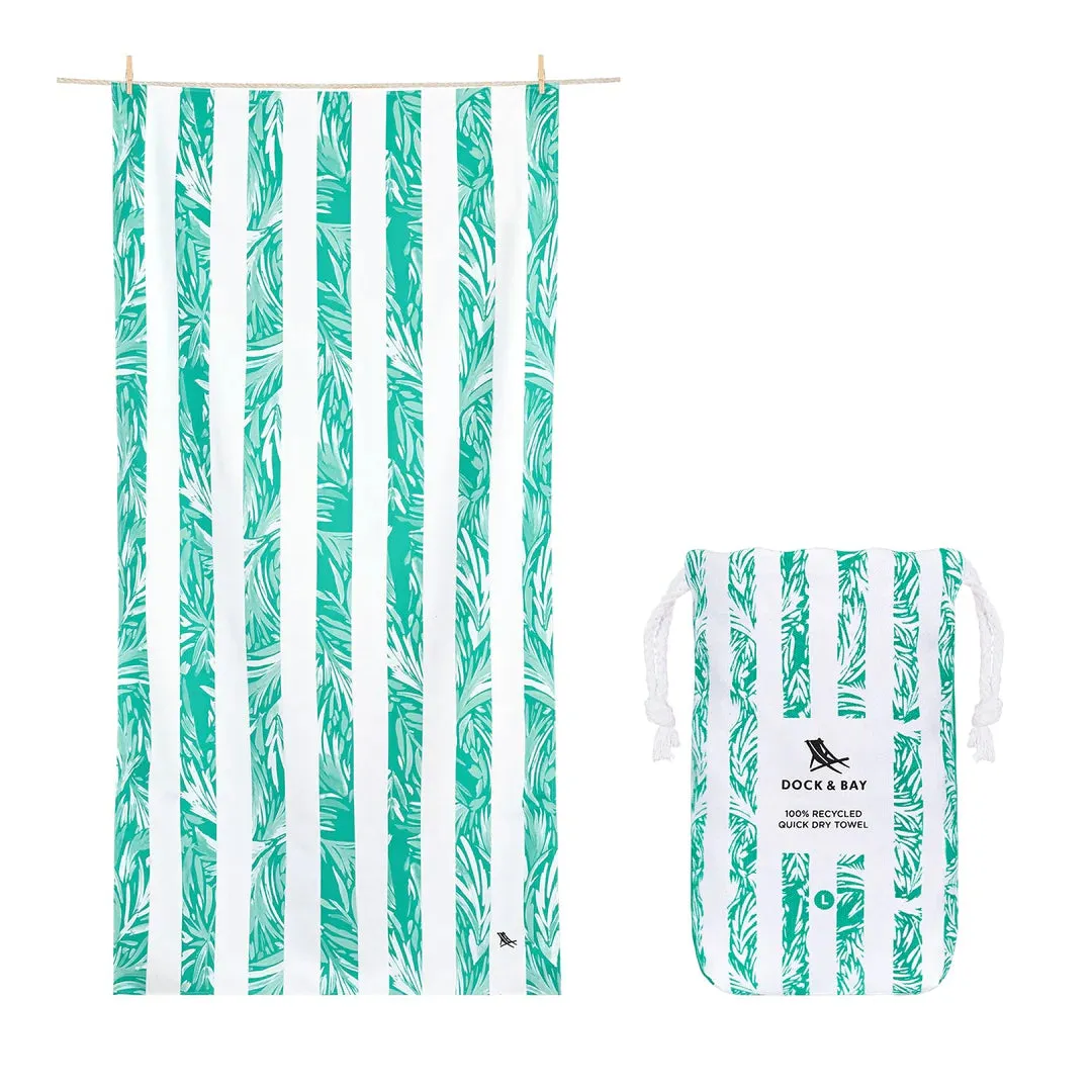 FLOWER POWER QUICK DRY TOWEL LARGE